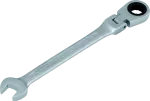 Klucz płasko-oczkowy z przegubem i grzechotką 9 mm
