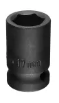 Nasadka udarowa 1/2", 17 x 38mm, Cr-Mo