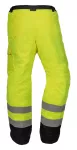 Spodnie robocze ostrzegawcze ocieplane, żółte, rozmiar S