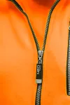 Bluza polarowa ostrzegawcza, pomarańczowa, rozmiar XL