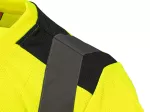 T-shirt ostrzegawczy, ciemny dół, żółty, rozmiar M