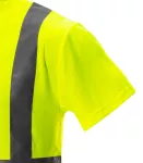 T-shirt ostrzegawczy, żółty, rozmiar S