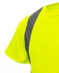 T-shirt ostrzegawczy, żółty, rozmiar S
