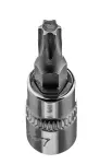 Końcówka TORX TX27 na nasadce 1/4", krótka, 37 mm