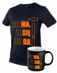 T-shirt z nadrukiem, MA SIĘ DA, rozmiar L