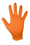 Rękawiczki nitrylowe, pomarańczowe, 50 sztuk, rozmiar XL