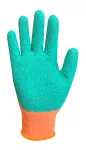 Rękawice robocze dla dzieci, poliester pokryty lateksem (crincle), rozmiar 5