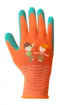 Rękawice robocze dla dzieci, poliester pokryty lateksem (crincle), rozmiar 5