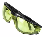 Okulary ochronne z wkładką piankową, żółte soczewki, klasa odporności FT