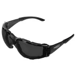 Okulary ochronne z wkładką piankową, przyciemniane soczewki, klasa odporności FT