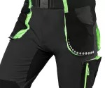 Spodnie robocze PREMIUM,4 way stretch, czarne, rozmiar XL