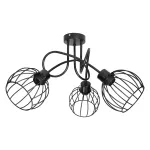 MARBELLA 3P E27, lampa wisząca, max. 3x60W, czarna