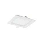 AKMAN LED 9W, oprawa downlight, podtynkowa, kwadratowa, 540lm, 4000K, biała, wbudowany zasilacz LED