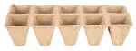 Rozsadniki torfowe małe (2x5 otworów) 22 x 8.5 x 5.5 cm,10 sztuk
