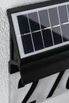 PAULMANN Oprawa elewacyjna NEDA LED solar czujnik ruchu zmierzchu 14lm 3000k IP4414lm czarna