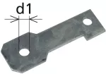 Kształtka przyłączeniowa prosta IF3, śr. otworu 11 mm AB EXFS IF3 G 11