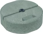 Podstawa betonowa z gwintowanym adapterem M16, 17 kg, śr. 337 mm, wys. 90 mm BES 17KG M16 D337