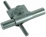 Zacisk MV do drutu o śr. 8-10/16 mm, 200 kA, ze śrubą sześciokątną i podkładką sprężystą, stal nierdzewna MVK 200 8.10 16 SKM10X40 FSC V2A