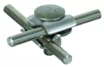 Zacisk MMV do drutu o śr. 6-8 mm, ze śrubą z łbem grzybkowym, stal nierdzewna MMVK 6.8 FRM10X35 V2A