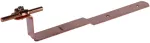 Wspornik dachowy DEHNQUICK do drutu o śr. 6-10 mm, z klamrą wygiętą o dł. 260 mm, Cu DLH DQ 6.10 H55 L260 GS CU