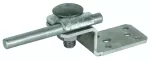 Łącznik Z-kształtny, Al, z zaciskiem do drutu o śr. 6-10 mm, St/tZn AL ZF KB 6.10STTZN B5.2 6.5 L81 AL