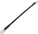 Łącznik uziemiający z przewodu ze stopu miedzi, stali i aluminium o śr. 17 mm, końcówka kablowa obrócona o 90° w lewo, dł. 500 mm D BEB 29 L / EBS 15-03-17