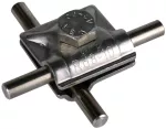Zacisk MV do drutu o śr. 8-10 mm, ze śrubą z łbem sześciokątnym, stal nierdzewna MVK 8.10 SKM10X30 V2A
