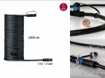 PAULMANN Przewód połączeniowy Plug & Shine 10m 1in-2out IP68 czarny / tworzywo sztuczne