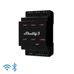 Shelly Pro 3 - Przełącznik sterowany Wi-Fi montowany na szynie DIN