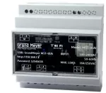 Wi-Fi regulator Grand Meyer MST-91Ai z serwisem pogodowym do sterowania elektrycznymi systemami przeciwoblodzeniowymi. Montaż na szynę DIN.