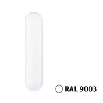 Adapter wahadłowy systemu URail biały RAL9003 / tworzywo sztuczne