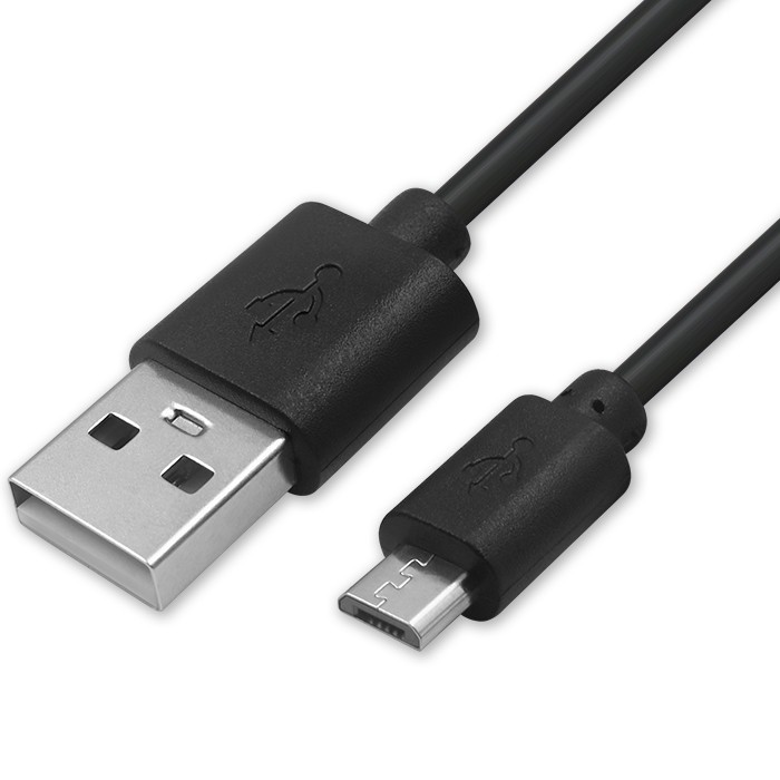 Qoltec Kabel USB A męski | micro USB B męski | 0.5m | BULK