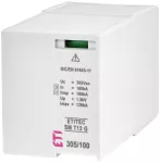 MOD. ETITEC SM T12 305/100 G Moduł wymienny ogranicznika przepięć T1, T2 (B, C) - bez prądu upływu