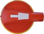 CLBS-EH125/YR Rączka drzwiowa czołowa i boczna prawa żółto-czerwona