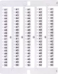 ES-NU0851550 Oznacznik 41 do 50 (100 szt.)