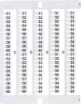 ES-NU0851560 Oznacznik 51 do 60 (100 szt.)