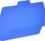 ESP-HMT.4/PTB Płytka skrajna 4 mm2 do ESP-HMM.4B (niebieska)