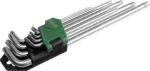 Klucze Torx z otworem T10 - T50 imbusy 9elem. STALCO S-48319