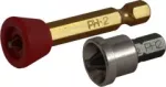 Końcówka bit 1/4” Phillips PH ogranicznik metalowy (10szt) STALCO S-13192
