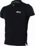 Koszulka polo męska NATURE M czarny XL STALCO PERFECT S-78571