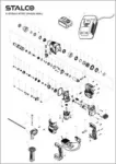 ŁOŻYSKO 627 2Z DO RHS20-18BL (schemat 68) C-02816 STALCO PERFECT