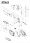 ŚRUBA Z ŁBEM STOŻKOWYM M4X6 DO JSS20-85BLVS (schemat 61) C-02753 STALCO