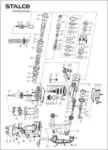 ŁOŻYSKO 6000-ZZ DO MŁOTA RH40 (schemat 66) C-01046 STALCO PREMIUM