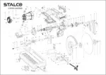 ZEWNĘTRZNA ŚRUBA SZEŚCIOKĄTNA M8X45 DO MCS355 (schemat67) C-03270 STALCO