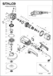 KLUCZ DO NAKRĘTEK DO SZLIFIERKI AG230Q (schemat 53) C-01390 STALCO PERFECT