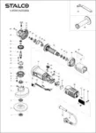 CIĘGNO WYŁĄCZNIKA DO SZLIFIERKI AG125Q (schemat 45) C-01234 STALCO