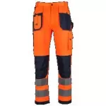 Spodnie robocze ostrzegawcze BASIC NEON LINE pomarańczowy S STALCO S-51654