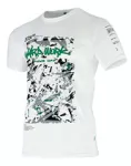 T-shirt męski BONO PAINTER biały L STALCO S090691003