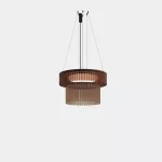 Pendant Scarlett Circular Pendant Chandelier ø730mm + ø530mm LED 55.1 2700K ON-OFF Black 3737lm SCPC-BA0-SELF00-OSV