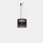 Pendant Scarlett Circular Pendant Tower ø530mm + ø530mm LED 55.1 2700K ON-OFF Black 3737lm SCPT-AA0-LCSD00-OSV